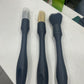 3-piece deep cleaning detailing brush set for car interiors and exteriors
