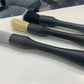 3-piece deep cleaning detailing brush set for car interiors and exteriors
