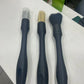 3-piece deep cleaning detailing brush set for car interiors and exteriors
