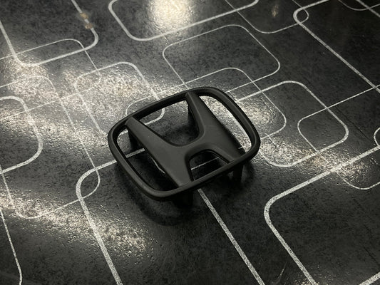 Matte Black H Emblem for Honda Civic Steering