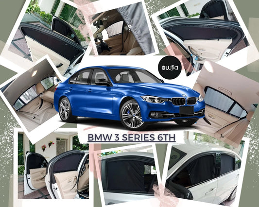 Awra Window Curtains Sun Shades (Car Pardy) for BMW 3 Series 2011 - 2017 6th