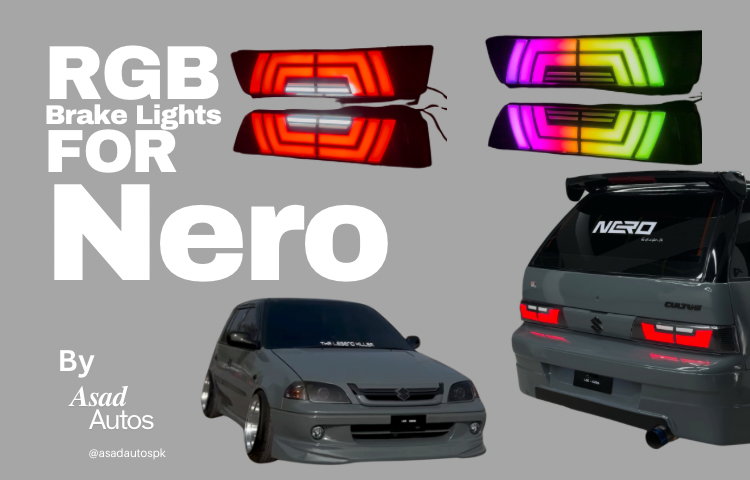 Nero RGB Back Lights Version 3 for Suzuki Cultus Old (2000-2017)