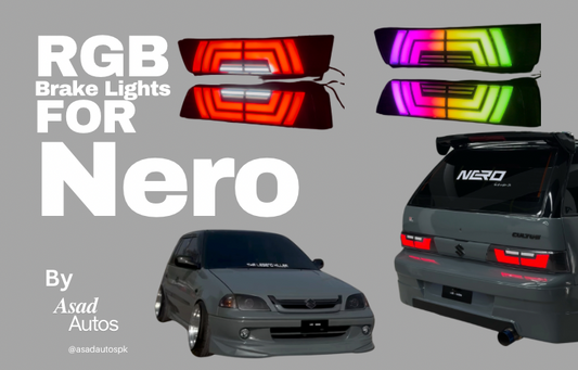 Nero RGB Back Lights Version 3 for Suzuki Cultus Old (2000-2017)