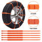 Pack Of 10 Anti-Skid Emergency Snow Wheel Chain