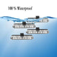 4x4 LED wireless remote emergency strobe light for car interior 12V