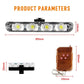 4x4 LED wireless remote emergency strobe light for car interior 12V