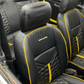 Yellow Lamborghini Style Premium Bespoke Seat Covers for Daihatsu Coure