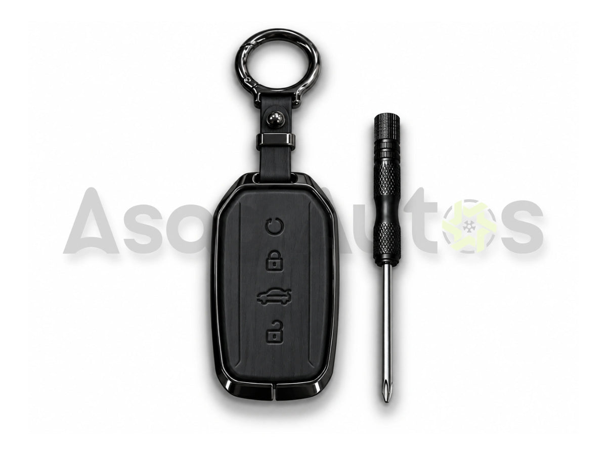 5D Zinc Leather Key Cover for Jaecoo J5 2025–2026