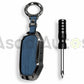 5D Zinc Leather Key Cover for Kia Sportage L HEV 2025-2026