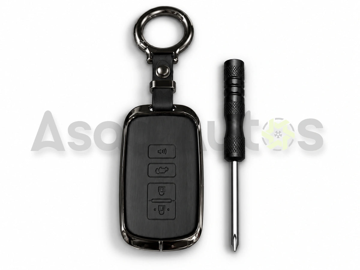 5D Zinc Leather Key Cover for Toyota Corolla 2014-2026
