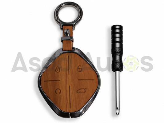 5D zinc leather key cover for Jetour X70 Plus 2025–2026