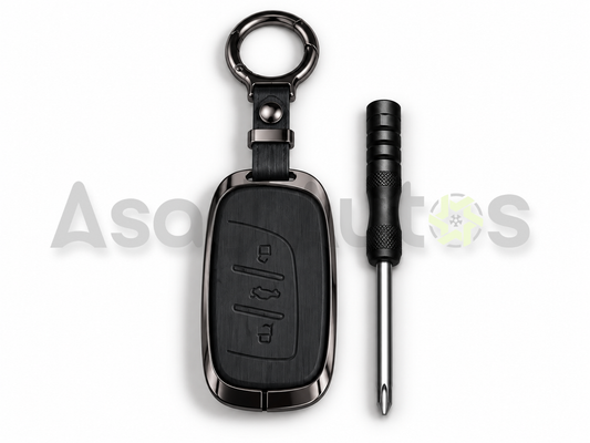 5D zinc leather key cover for MG HS 2021-2024
