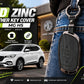 5D zinc leather key cover for MG HS 2021-2024
