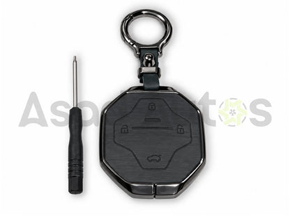 5D Zinc Leather Key Cover for Jetour T2 2026-2027