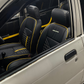 Yellow Lamborghini Style Premium Bespoke Seat Covers for Daihatsu Coure