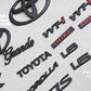 Toyota Corolla 2014-2024 Matte Black Monograms