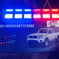 6 LED Red and Blue Police Flash Light for Dashboard