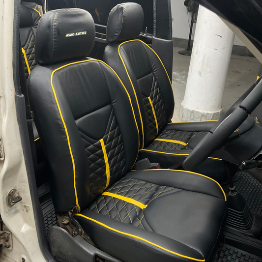Yellow Lamborghini Style Premium Bespoke Seat Covers for Daihatsu Coure