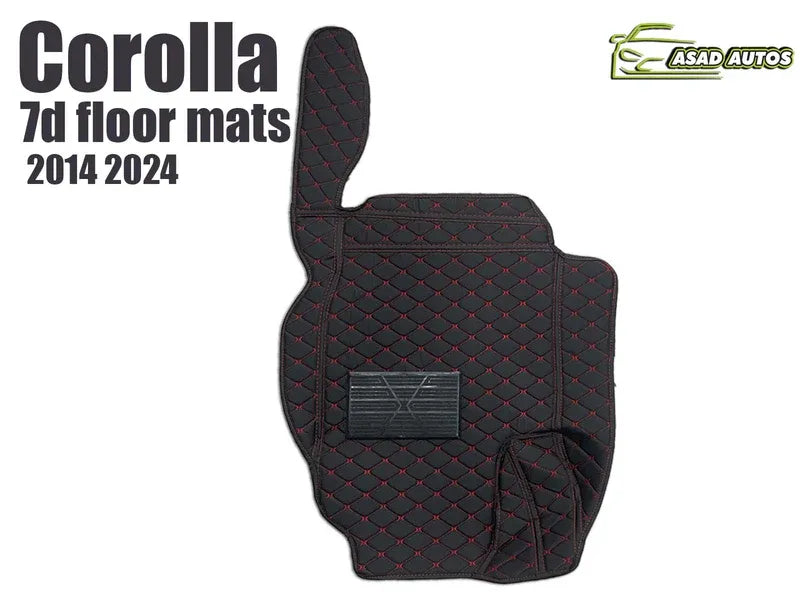 7D Floor Mats for Toyota Corolla 2014-2026 – Premium Interior Protection and Style
