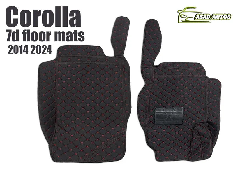 7D Floor Mats for Toyota Corolla 2014-2026 – Premium Interior Protection and Style
