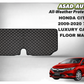 Car Floor Mat 7D Luxury for Honda City (2009–2020)