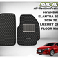 Car Floor Mat 7D Luxury for Hyundai Elantra (2021–2024)