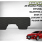 Car Floor Mat 7D Luxury for Hyundai Elantra (2021–2024)