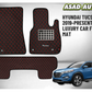 7D Luxury Car Floor Mat for Hyundai Tucson 2019–Present – Waterproof, Full Coverage

