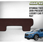 7D Luxury Car Floor Mat for Hyundai Tucson 2019–Present – Waterproof, Full Coverage

