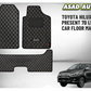 7D Luxury Floor Mats for Toyota Hilux 2014–Present – Waterproof, Custom Fit, Heavy-Duty

