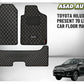 7D Luxury Floor Mats for Toyota Hilux 2014–Present – Waterproof, Custom Fit, Heavy-Duty
