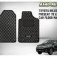 7D Luxury Floor Mats for Toyota Hilux 2014–Present – Waterproof, Custom Fit, Heavy-Duty
