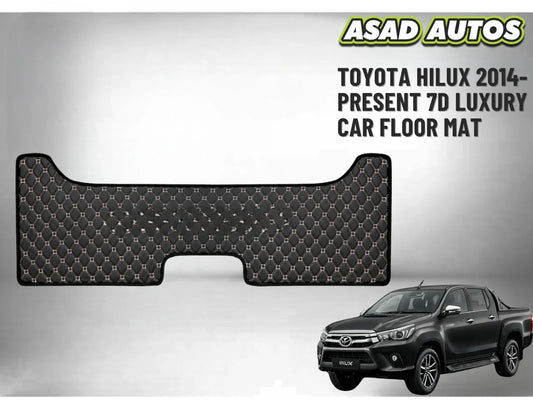 7D Luxury Floor Mats for Toyota Hilux 2014–Present – Waterproof, Custom Fit, Heavy-Duty
