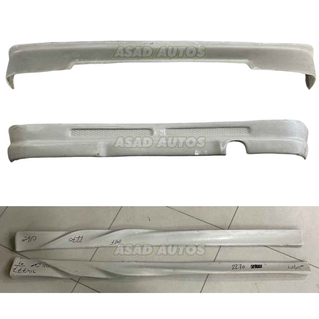 Complete Body Kit (Fiberglass) for Mehran (Front & Back, Side Skirts ...