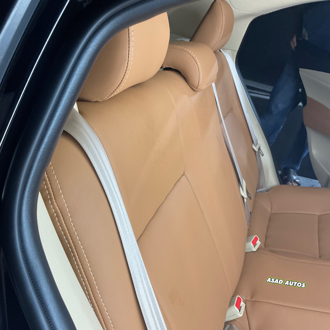 Bespoke Mustard Seat Covers for Toyota Yaris