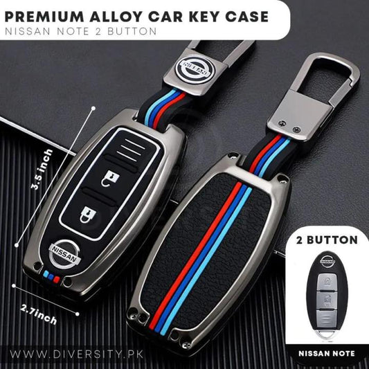 Metal Key Cover for Nissan Note 2 Button