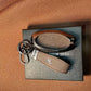 AAA Platinum Series Leather Metal Key Cover for Hyundai Tucson HEV 2025–2026