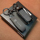 AAA Platinum Series Leather Metal Key Cover for Toyota Fortuner 2015–2026