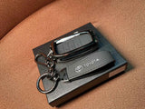 AAA Platinum Series Leather Metal Key Cover for Toyota Fortuner 2015–2026