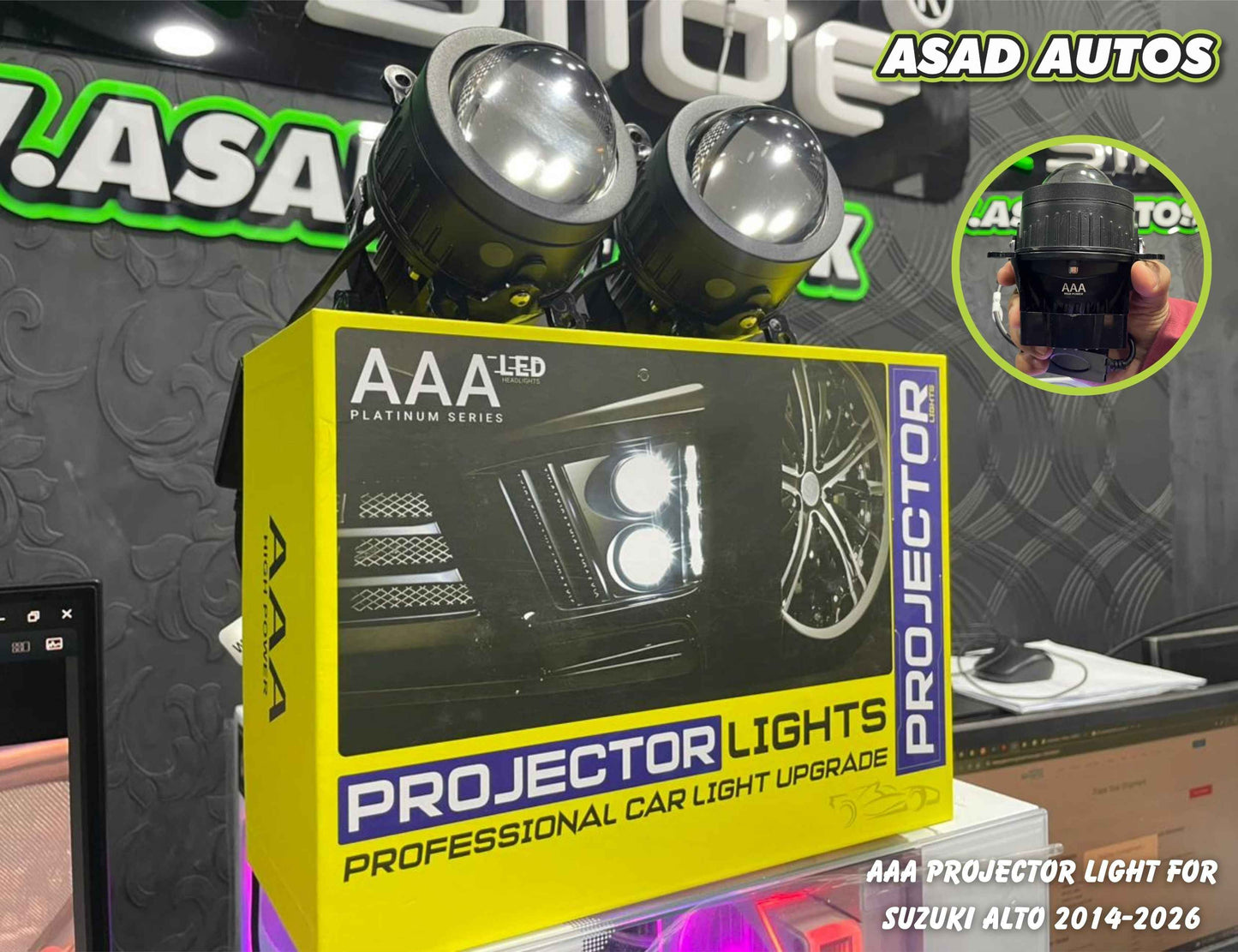 AAA Fog Light Projector for Suzuki Alto 2014–2026
