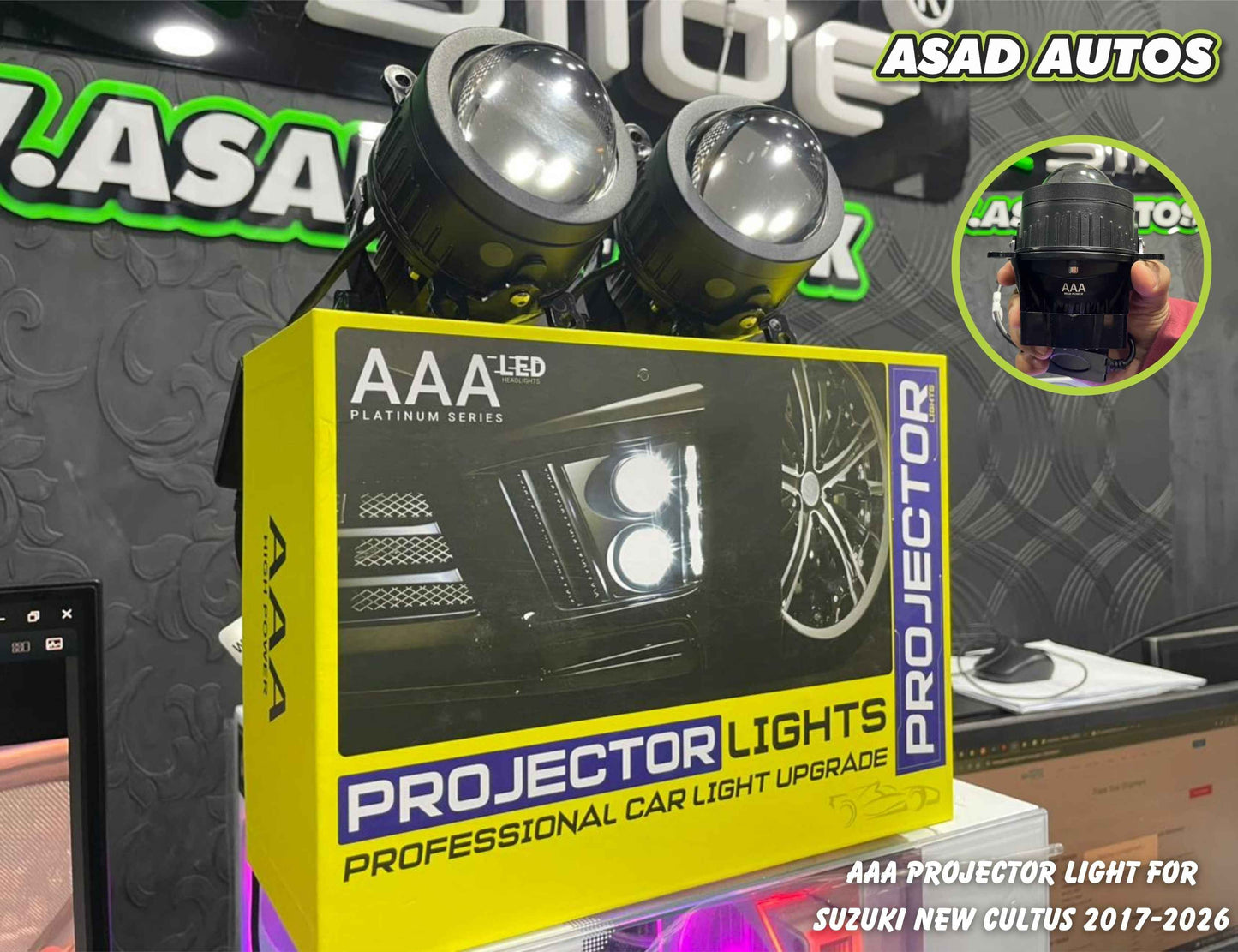 AAA Fog Light Projector for Suzuki New Cultus 2017–2026