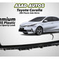 ABS plastic side skirts for Toyota Corolla 2015-2024, enhancing the vehicle’s appearance with a sleek, sporty look while improving aerodynamics for better performance.