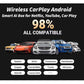 AI Box Wired CarPlay Android Auto Adapter for Jaecoo J6 2025-2026 Smart AI Box with Netflix, YouTube & CarPlay