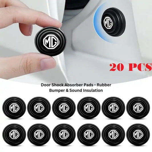 10 Pcs Door Shock Absorber Pads - Rubber Bumper & Sound Insulation (MG)