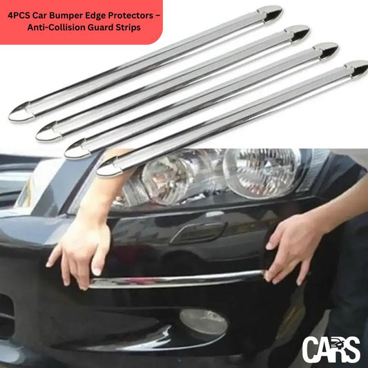 4PCS Car Bumper Edge Protectors – Anti-Collision Guard Strips