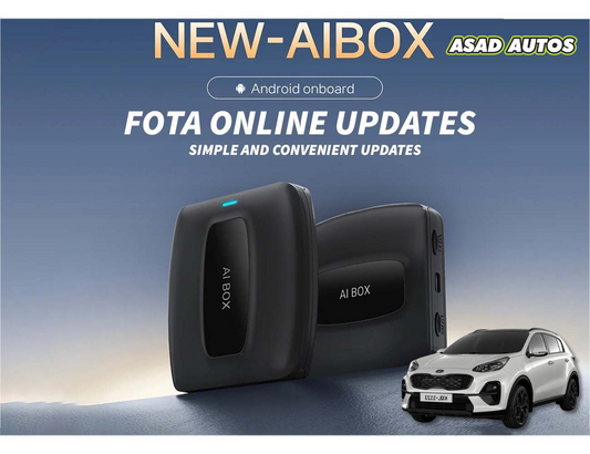 Ai Box Wired CarPlay Android Auto Adapter For Kia Sportage 2018-2024 – Smart AI Box with Netflix, YouTube & CarPlay