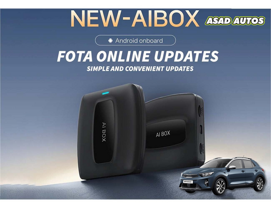 Ai Box Wired CarPlay Android Auto Adapter For Kia Stonic 2022-2024 – Smart AI Box with Netflix, YouTube & CarPlay