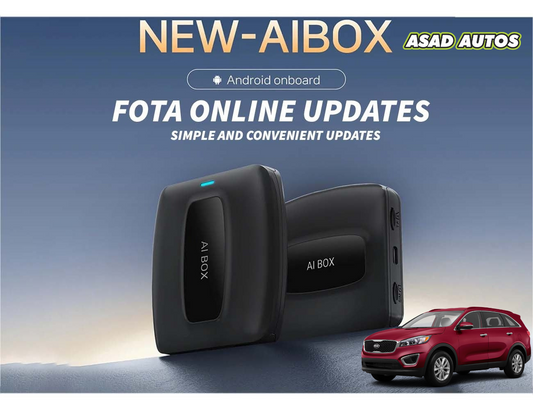 Ai Box Wired CarPlay Android Auto Adapter For Kia Sorento 2016-2024 – Smart AI Box with Netflix, YouTube & CarPlay