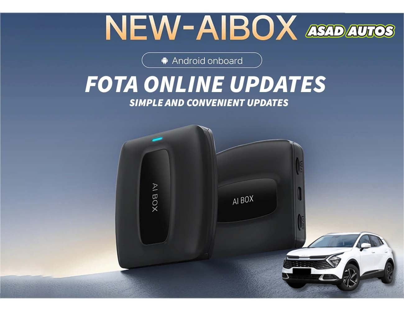 Ai Box Wired CarPlay Android Auto Adapter For Kia Sportage L HEV (2025) – Smart AI Box with Netflix, YouTube & CarPlay