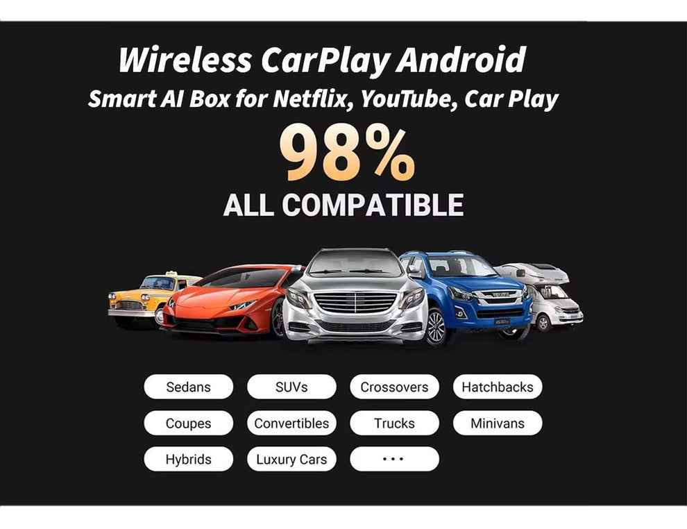 Ai Box Wired CarPlay Android Auto Adapter For Kia Sportage L HEV (2025) – Smart AI Box with Netflix, YouTube & CarPlay